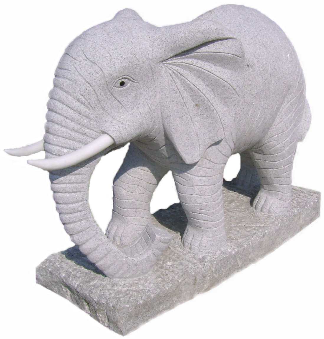 Elefant, Höhe: ca. 100 cm, Granit grau